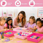 Defresit 12 Pcs Letter Size Flat Storage Paper Trays for Classroom - Image 5