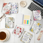 Sprial Notebooks with Pens Bulk, 48 Pack, 5.5 x 4.7 Inch, Prayer - Image 2