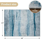Office Chair Mat for Hardwood Floor, 60"x45" Easy Glide Computer Chair Mat Protector for Rolling Chair Under Desk Rug Nonslip Backing, Machine Wash - Image 7