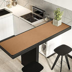 MAIDERN 63”x 15.7” Leather Desk Pad XXL, Large Desk Mat, Cork & Leather Large Mouse pad for Desk, Waterproof Computer Desk Pad for Gaming Home Office (Black) … - Image 5