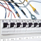 Compatible Label Tape Replacememt M21-750-427 Cartridge Ribbon 3/4 Inches Wire Cable Labels Translucent Tape,Work with BMP21-PLUS/LAB M210 M211 Self Laminating -14' Length 0.75" Widt-4 Roll - Image 7