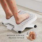 HUANUO Adjustable Foot Rest for Under Desk with 3 Height Position, White - Image 3