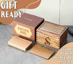 InnoBeta Personalized Gifts Recipe Box, Personalized Initial Recipe Card Holder Box with 50 4 x 6 inch Recipe Cards, 10 Dividers, Initial Recipe Organize - M - Image 6