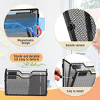 Docnest 3 Pack 2 Tier Dual-Mount Magnetic Mesh File Holders, Wall Organizer - Image 3