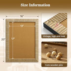 16x20 Elegant Framed Bulletin Board for Kitchen Recipes,Champagne Gold - Image 5