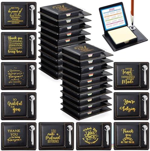 Tenceur 20 Pcs Employee Appreciation Sticky Note Holder Gifts Bulk by Tenceur