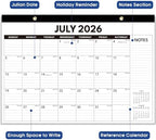 Taja 12 Pack of Desk Calendar 2026-2027, Jul 2026-Dec 2027, 17" x 12" - Image 3