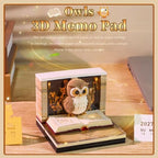 3D Calendar 2027,Time Piece Calendar 2027 with 3D Memo Pad Notepad,Cute Owl Sculpture Desk Calendars,3D Art Calendars,Tear Away Calendars,Christmas Gift,New Year Gift (Cute Owl) - Image 2