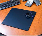 Dacasso P4615 Leatherette 17" X 14" Conference Table Pad Leatherette Conference Table Pad, Navy Blue - Image 2