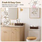 GRANNY SAYS Wicker Baskets with Handles,Small Woven Basket for Storage, Waterproof Storage Basket Organizer,Decorative Storage Boxes for Organing Pantry,Brown Basket,2-Pack,11 1/4''L x 7 1/2''W x 3 1/2''H - Image 3