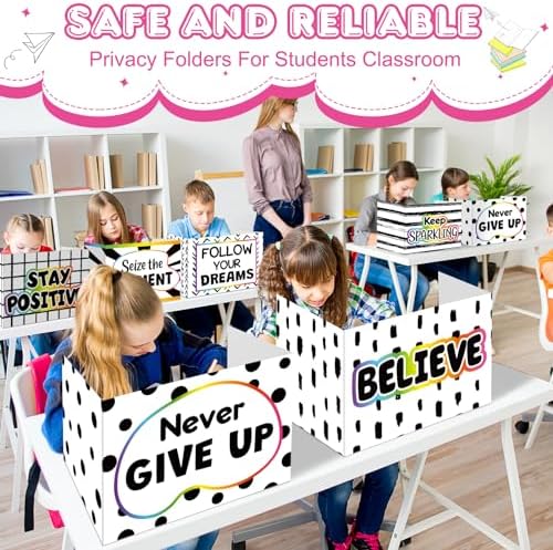 Honoson 24 Pcs Inspirational Privacy Folders for Students - Image 6