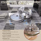 30"x48" Tempered Glass Office Chair Mat for Carpet & Hardwood Floor - Image 5