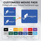 150 Pack Custom Mouse Pad Bulk with Photo Logo, Personalized Laptop Desk Mat - Image 5