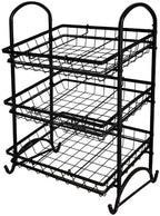 Stackable Candy Display Rack|Stackable Candy Organizer|Multi-Function Snack Rack&Shelf for Chips |Perfect Display Solution for Stores (Black, Large) - Image 4