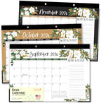 Large Desk Calendar 2026 - Desktop Calendar 2026-2027 by HadleyDesigns
