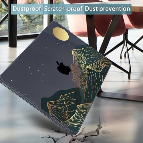 Mektron Case for 2026 MacBook Neo 13-inch A18 Pro chip A3404 Laptop Cover with 13-inch (Diagonal) Liquid Retina Display+ Keyboard Cover+ Screen Protector, Abstract Mountain C112 - Image 6
