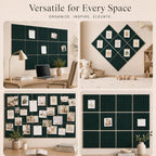 Stripe Felt Bulletin Board Tiles, Cork Board Alternative 48 x 36 in - Image 6