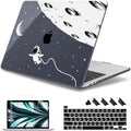 May Chen Compatible with MacBook Pro 16 inch with Touch Bar & Touch ID 2020 2019 Release Model A2141, Plastic Hard Shell Case with Keyboard Cover Skin and Screen Protector, Astronaut Flight by MayChen