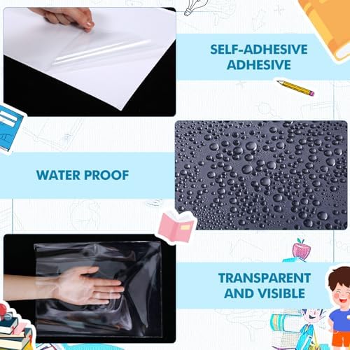Outus 60 Pcs Self Adhesive Shop Ticket Holders, 9 x 12 Inch - Image 3