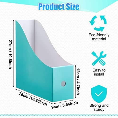 Thenshop 24 Pcs Magazine Files Cardboard Holders,Classic,Mint - Image 2