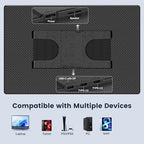 FLYTOCCA Portable Monitor, 16 Inch FHD 1200P, Horizontal/Vertical Monitor, Plug & Play, Built-in Speakers, Travel Monitor for Laptop with Premium Smart Cover - Image 6