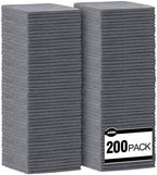 AIDEA Microfiber Cleaning Cloth Grey-200PK, Cleaning Rags 12×12" by AIDEAHOME