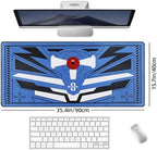 Mouse pad - Evangelion EVA Unit Inspired Core Design, Large 35.4"x15.7", Anime Sci-Fi Gaming Mat - Image 3