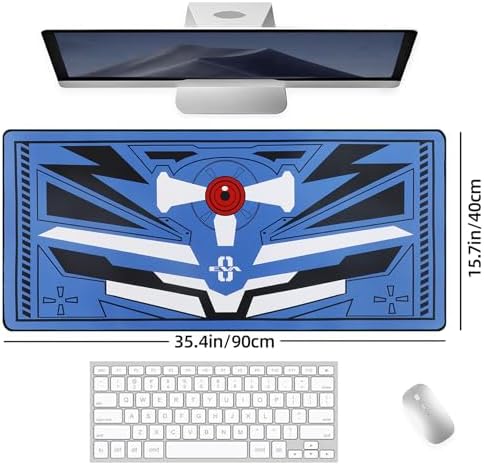 Mouse pad - Evangelion EVA Unit Inspired Core Design, Large 35.4"x15.7", Anime Sci-Fi Gaming Mat - Image 3