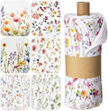 90 Pack Reusable Kitchen Cloths Cotton Towel, Wildflowers by Noveread
