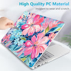 Mektron Case for 13.8" Microsoft Surface Laptop 7 Windows 11 AI PC 2024 Surface Laptop 13.8 Inch Cover Fits Model 2036, Keyboard Cover +Screen Protector +Dust Plugs,Hand-Painted Flowers - Image 6