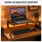 Clamp-On Desk Extender, 15 x 9.5 Inch Monitor Riser - Image 5