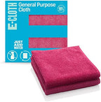 E-Cloth Microfiber Cloth, World's Leading Premium Microfiber Cleaning Cloth, Twice as Durable as Competition, 1 Year Guarantee, Ideal for Kitchen, Countertops, Sinks, and Bathrooms, Rose, 2 Pack by E-Cloth