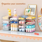 ARSTPEOE 22-Drawer Acrylic Storage & Makeup Organizer for Desk, Bath - Image 4