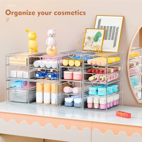 ARSTPEOE 22-Drawer Acrylic Storage & Makeup Organizer for Desk, Bath - Image 4