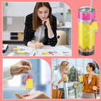 Skylety 12 Pcs/ 4 Sets Teacher Gift Tumbler Set, Glitter Pencil Style - Image 5