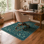 iCasso Office Chair Mat for Hardwood Floor, 36"X 48" Convex Green by iCasso