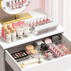 DILIBRA 16 Pcs Clear Extendable Drawer Organizer, Adjustable Drawer Storage - Image 6