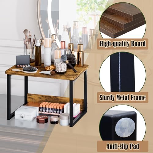MARTY Countertop Organizer,17.1"x12.4", Cabinet Organizer Microwave Stand - Image 6
