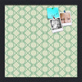 PinPix 15x15 inch Cork Bulletin Board. This Decorative Framed Pin Board Comes with Diamond Pattern in Green Design and Satin Black. Ideal for Home, Office Decor or School (PinPix-586) by PinPixBulletinBoards