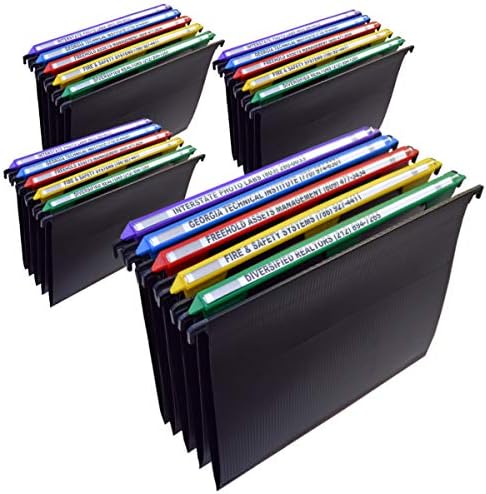 Ultimate Office MagniFile V-Bottom Hanging File Folders, Set of 20 Assorted by UltimateOffice