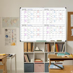 XBoard Magnetic Calendar Whiteboard 48x36 Inches 4 Month - Image 6