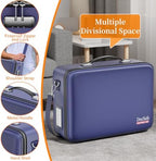 DocSafe Fireproof Document Box Hard Case with Lock ＆ Accordion File Folder - Image 4