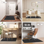 Office Chair Mat - for Hardwood Floors, Large Non-Slip Easy-Clean Floor Protection Blanket (Black, “60 x 48in”). - Image 4