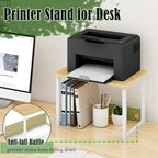 Printer Stand for Desk, 17.1"x12.4" Desktop Printer Stand Shelf Organzier - Image 2