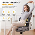 CHANCEE X-Large Ergonomic Seat Cushion with Lumbar Support (Grey) - Image 4
