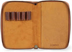 Londo Genuine Leather Padfolio – Portfolio Folder with Pencil Holder, Notepad & Zipper Closure for Business, Office & Travel by Londo