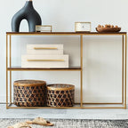 Sagala Set of 2 Beige Shagreen Decorative Boxes With Gold Metal Handles, Faux Leather Jewelry Boxes Modern Storage Boxes Photo Boxes Memory Boxes Home Organizer (Beige-Gold Handle) - Image 3