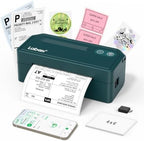 Labeer Bluetooth Thermal Shipping Label Printer, Wireless 4x6 Printer Green by Unknown