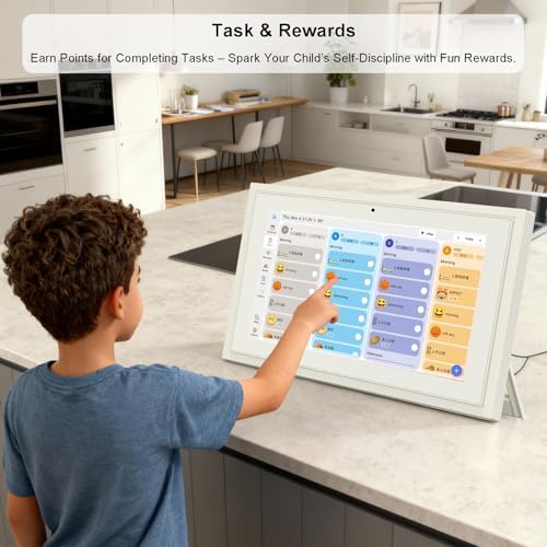 Digital Calendar 10.1 Inch Wall Plan Touch Screen WiFi picture esay to use - Image 6