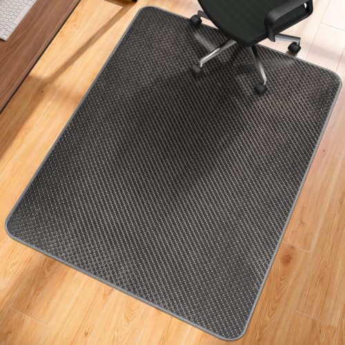 Blvornl Office Chair Mat for Hardwood Floor, 47.2"*60", Black by Blvornl